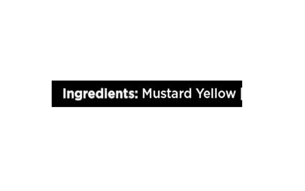 Salz & Aroma Yellow Mustard    Plastic Jar  350 grams